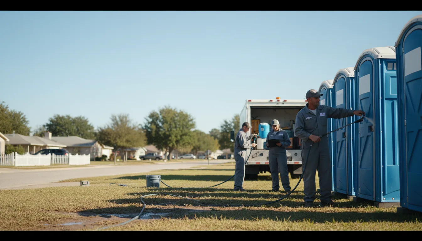 Long-Term Portable Toilet Rental in Worthington, IA near me